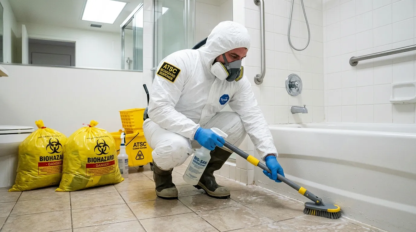 Decontamination equipment deployed for Blood Cleanup in Albertson